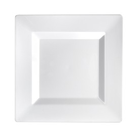 Party Essentials N697004 Classic Square Plates, 6.5", White (Pack of 420)