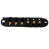 Guitar Roller Saddle Bridge Aluminium Alloy Black Tune Tailpiece Bridge
