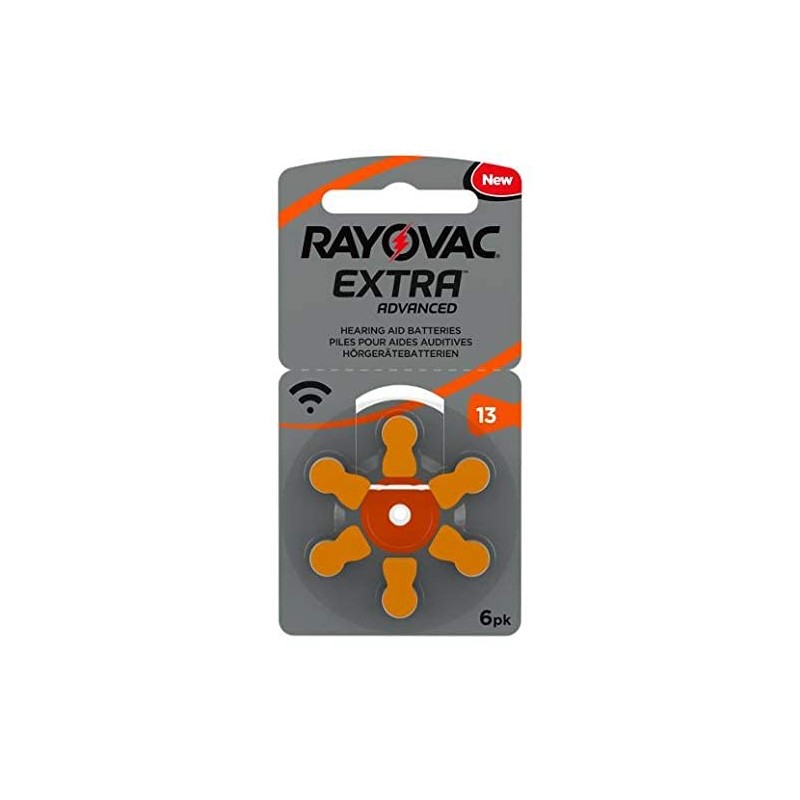 RAYOVAC EXTRA HEARING AID BATTERIES SIZE 13 NEW pack 60