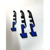 AT4 Badge Emblems 3-Piece in Glossy Black & Blue for