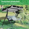Swing Chair Canopy Replacement, 3 Seater Garden Seat Canopy Cover,