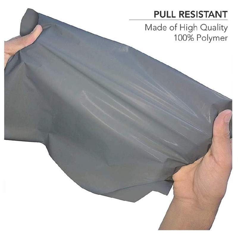 Grey Mailing Bags 4" X 6" (119X170mm), Strong Self Sealing