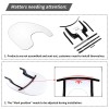 TCMT 20" Detachable Windshield Fit For Harley Harley Touring Road