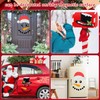 22PCS Christmas Garage Door Decorations Magnets, Christmas Snowman Magnets Stickers,