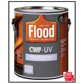 1 gal. Clear CWF-UV Acrylic Exterior Wood Finish Quick Dry Formula Sealer