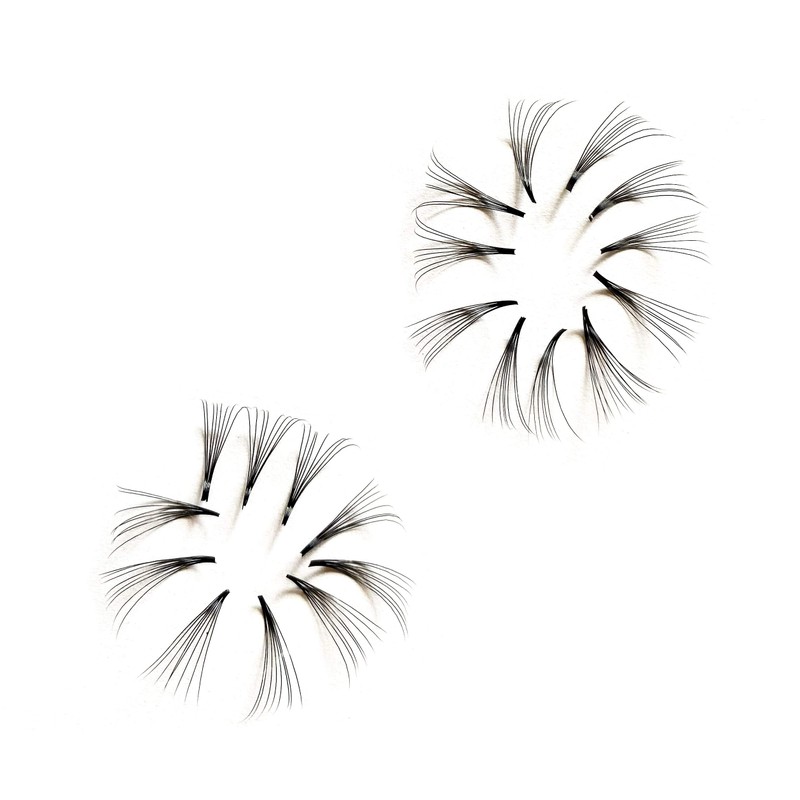 Premade Flan Lashes (Hand Made) for Eyelash Extension (500 Fans/Tray)