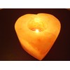 Rock Salt Tea Light Holder in Heart Shape