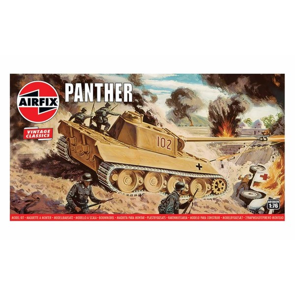 Airfix A01302V Panther Tank, Multicolor, 1:76 Scale