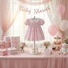 Baby Clothes Display Stand Wooden Baby Shower Clothes Rack, White