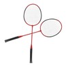 LEIJIAER Badminton Racket Offensive Iron Alloy Lightweight Comfortable Grip Sports