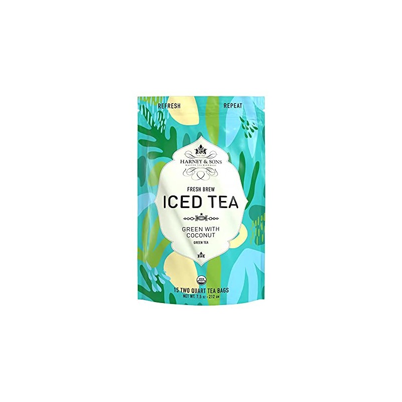Harney & Sons Organic Green with Coconut, Fresh Brew Iced
