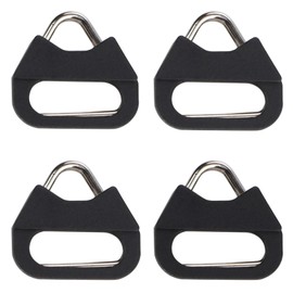 Camera Strap Hook Triangle Split Ring Compatible with Sony Fuji DSLR Mirrorless Camera W/Round Eyelet (2 Pair)