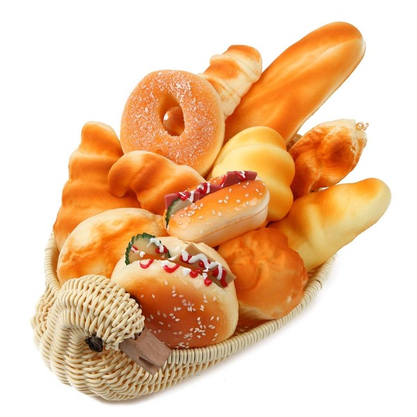 Food Sample Bread Sweets Display Realistic Sample Candy Toy Set