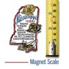 Mississippi Information State Magnet by Classic Magnets, 2.2" x 2.9",