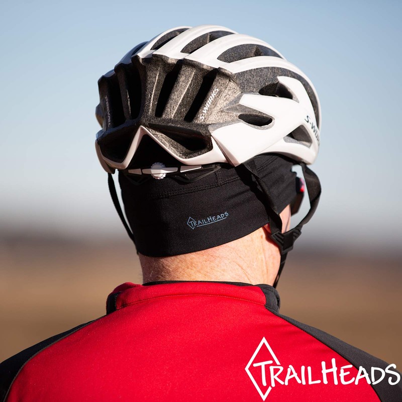 TrailHeads Helmet Liner and Skull Cap for Men - Black