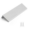 Rergy 10 Pack 5 INCH Cabinet Pulls Brushed Nickel Finger