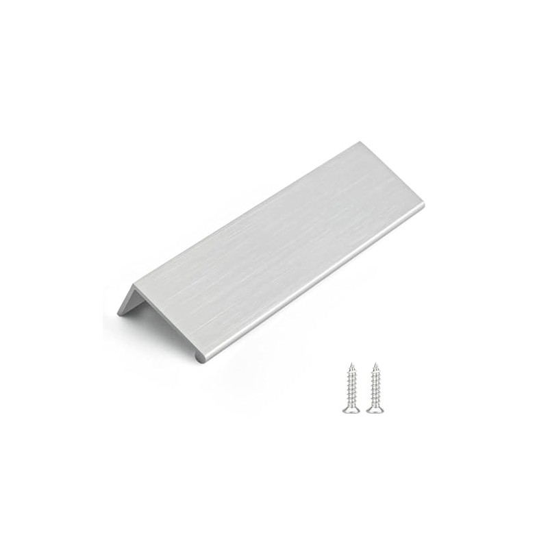 Rergy 10 Pack 5 INCH Cabinet Pulls Brushed Nickel Finger