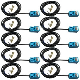 DC 10-30V 300mA 3-Wire Inductive Proximity Sensor Switch SN04-N NPN Normally Open NO Detection Distance 4mm Proximity Switch (Pack of 10)