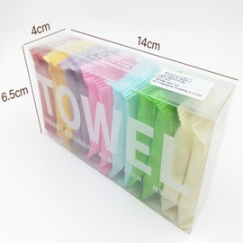 Compressed towel travel exercise gym pool towel 14 sheets (24x30cm) Travel towel 14p 5ea