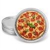 kenaeooe 15-Pack 12" Silver Embossed Disposable Pizza Pans & Serving