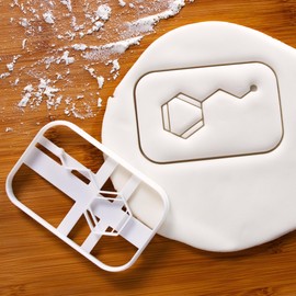Phenylethylamine Molecule Cookie Cutter. Bakerlogy