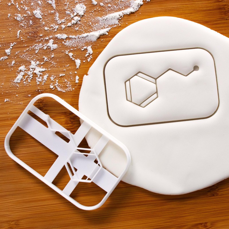 Phenylethylamine Molecule Cookie Cutter. Bakerlogy