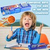 Henoyso Multifunctional Pencil Box for Boys Basketball Pencil Case with
