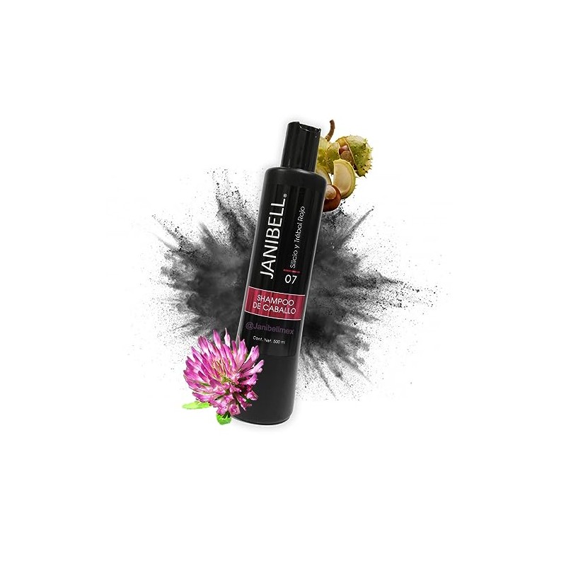 Janibell Shampoo De Caballo Silicio Y Trebol Rojo 500ml