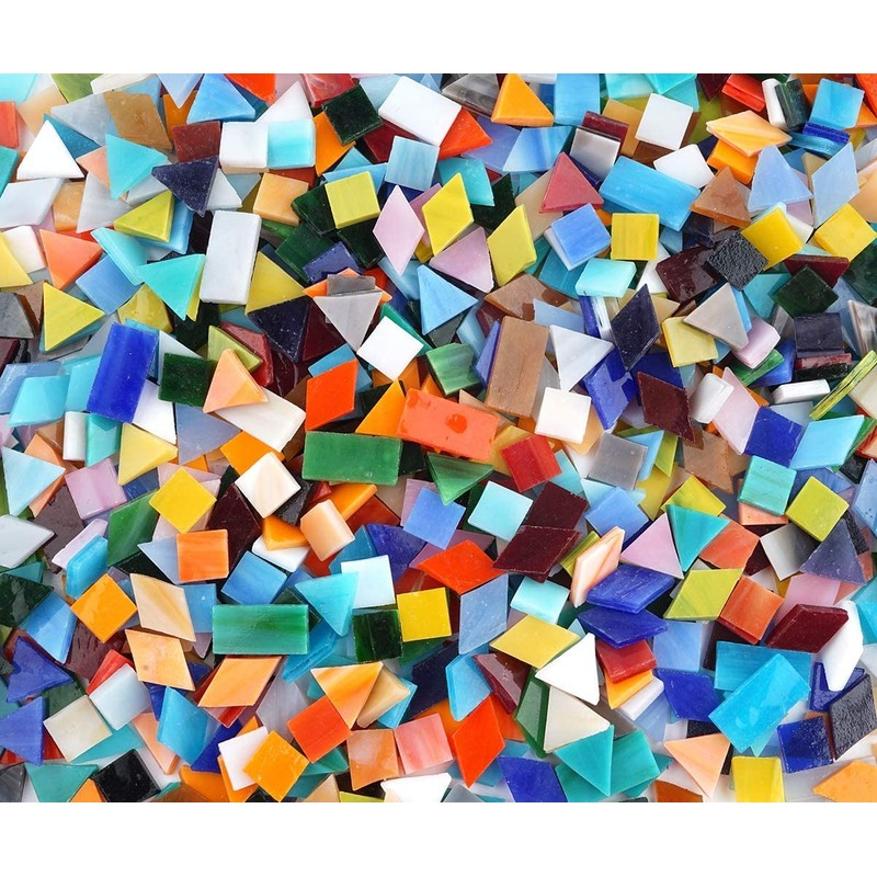 CarAngels Glass Mosaic Tiles Stained Glass DIY Home Decor Handmade