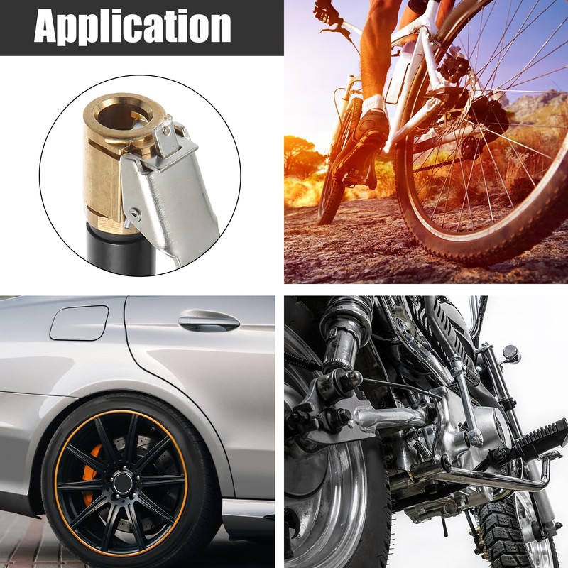 QUARKZMAN Car Motorcycle Tyre Inflator Extension Hose 100 cm 39.37