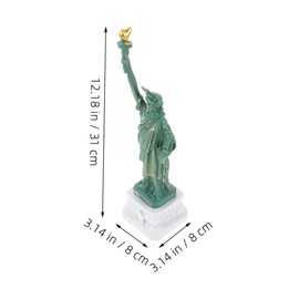 Levemolo Statue of Liberty Resin Model Artistic for Home and Office Unique Souvenir for Travel Memories Medium for Living Room and Cabinet Decoration