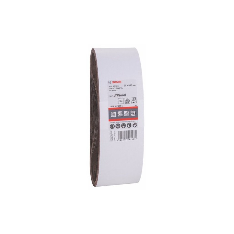 Bosch Professional 10 pcs. Sanding Belt Set X440 Best for