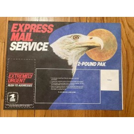 Unbranded Express Mail Service Tyvek Envelope (October 1988)  REMARKABLE!!
