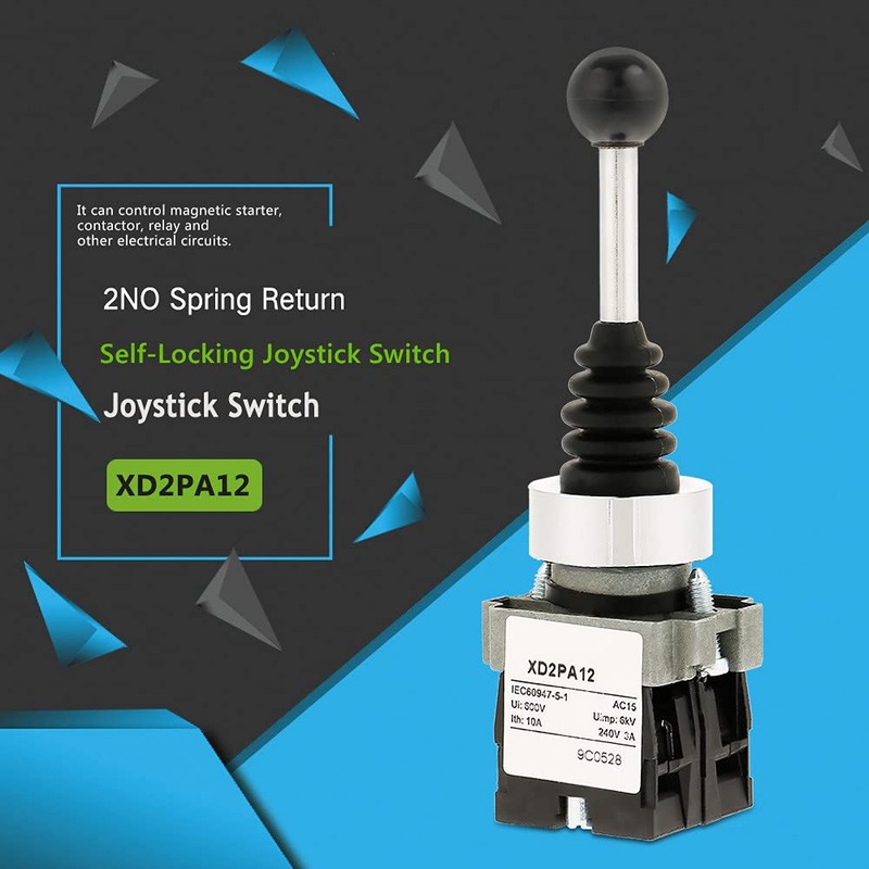 Joystick Switch Cross Switch Double Self-Locking Switch 2 Single Lever