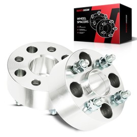 Torchbeam 4x100 Hub Centric Wheel Spacers 2 inch with M12x1.5 Thread Pitch, 54.1mm Hub Bore, 2Pcs Adapters for Yaris, Corolla, Accent, xB, Rio, Prius C, Yaris iA, xA, iA, M-X-5 Miata
