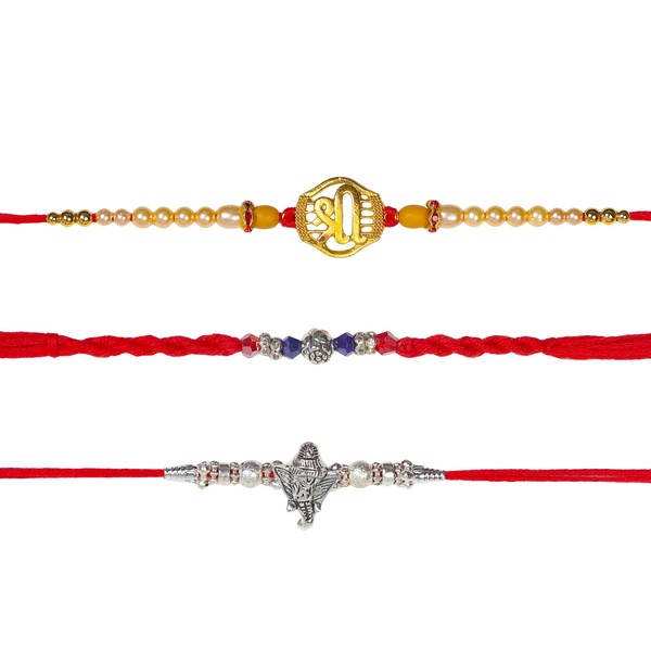 Set of 3 Rakhi for Brother & Sister Shree Rakhi