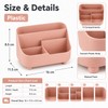 5-Section Office Desk Organizer for Stationery - Large Capacity Desktop