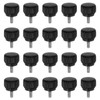 sourcing map 20pcs Knurled Clamping Knobs Thumb Screws M3 x