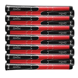 Winn Set of 9 DRITAC AVS Standard Black/RED Golf Grip. 5DT-BRD
