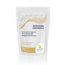 Sophora Japonica 500mg x250 Veg Capsules Anti-hemorrhagic and Anti-Hemostatic substances Pagoda Tree Huai Hua mi Health Supplements