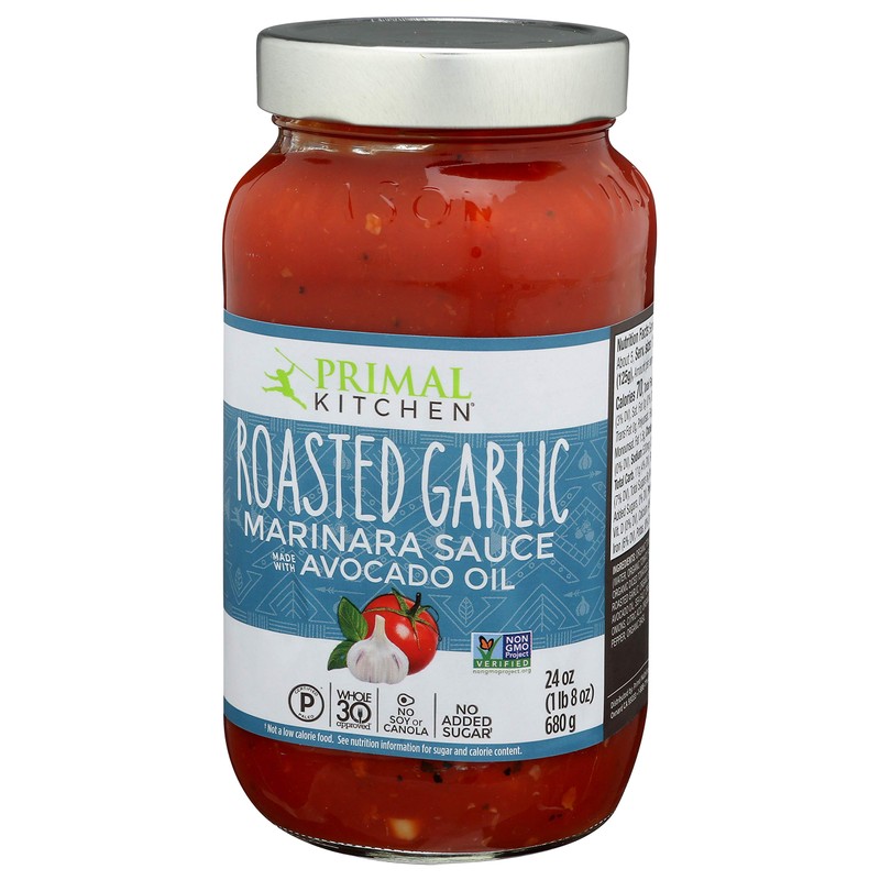 Primal Kitchen Marinara Sauce, Roasted Garlic, 24 oz