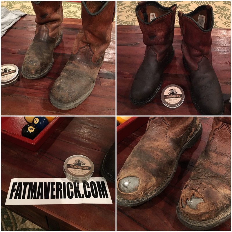 Fat Maverick's Boot Butter, Leather Wax and Conditioner | 3oz