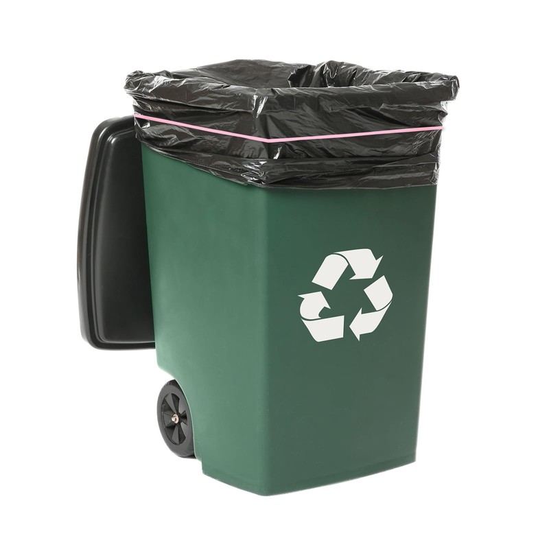 sourcing map 20 Pcs Rubber Bands, 15 Inch Trash Can
