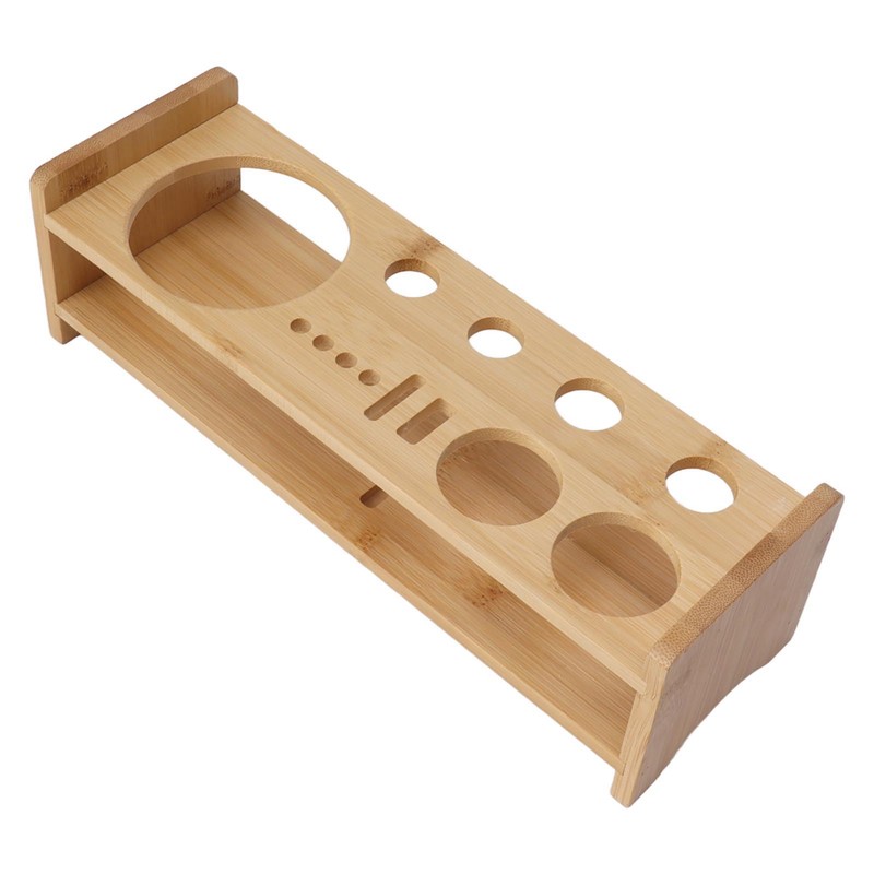 VIFERR Bartender Kit Stand Wooden Portable Cocktail Shaker Set Display