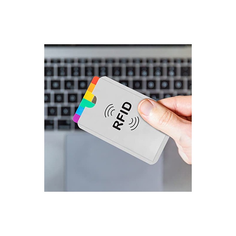 Protector de tarjeta de crédito, 24 Rfid Tarjeta Crédito Bloque