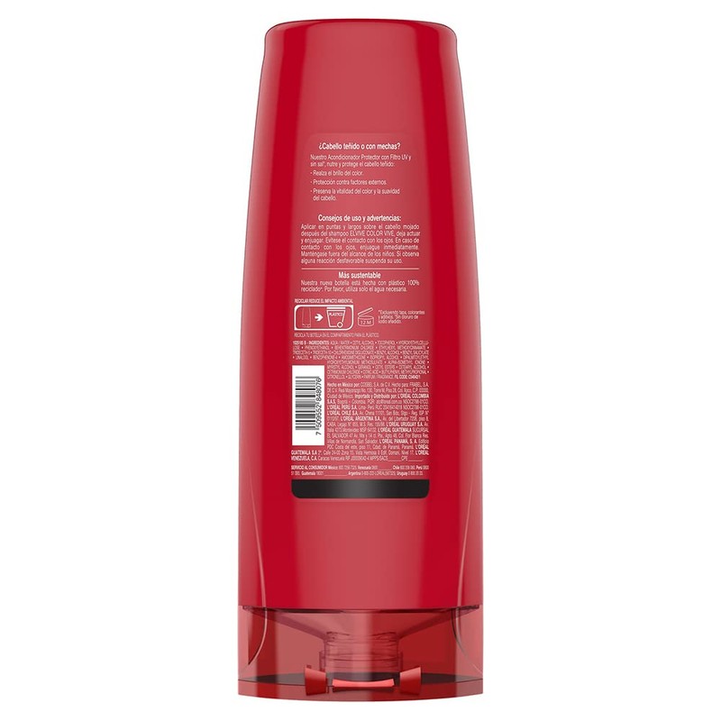 L'Oréal Paris Acondicionador Color Vive Elvive 370 ml