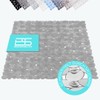 Stone-look shower mat / bath mat, 53 x 53 cm