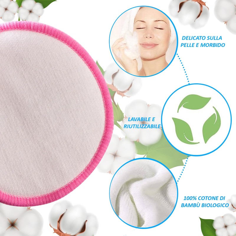 18 waschbare und wiederverwendbare Make-up-Entferner-Pads – Pflege Ihrer Haut mit