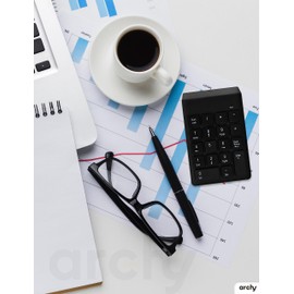 Archy Teclado Numérico Inalámbrico 18 Teclas para PC Laptop Potátil Delgado con Receptor USB Silencioso Diseño Moderno Compatible con Windows y Mac (KB06)