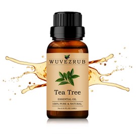 Tea Tree Essential Oils 10ML, Organic 100% Pure and Natural Tea Tree Essential Oil for Aromatherapy Diffuser - 0.33 Fl Oz/Tea Tree